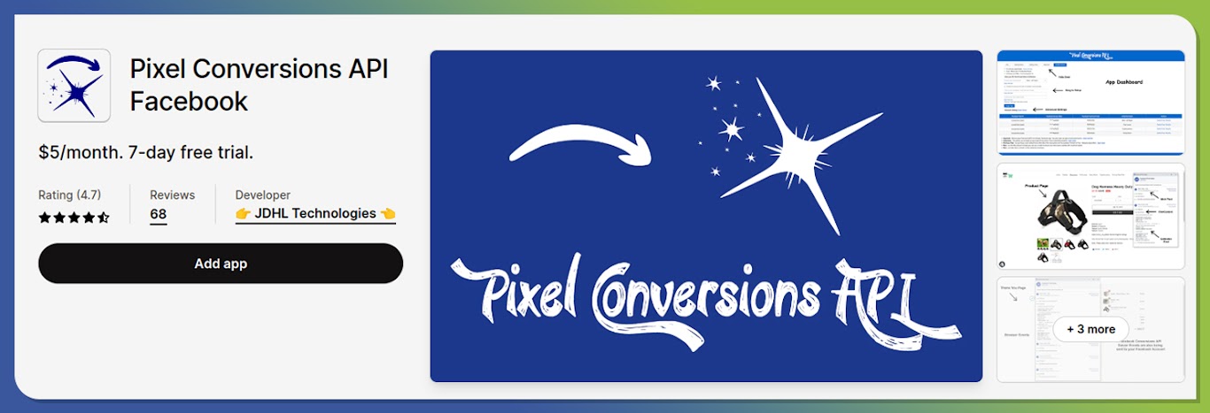 Pixel Conversions API Facebook Shopify App